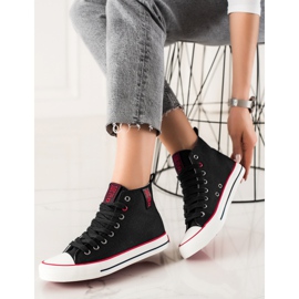 Vysoké tenisky Big Star JJ274126 černá 1