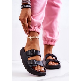 PS1 Gumové Pantofle Na Černé Westie Platformě černý 2