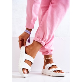 PS1 Gumové Pantofle Na Westie Bílé Platformě bílý 2