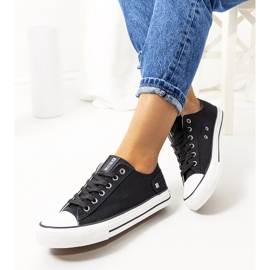 Klasické tenisky Big Star Black DD274338 bílý černý 1