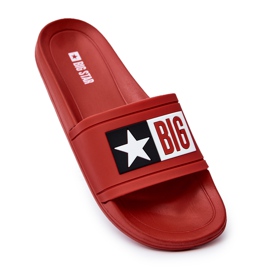 Pánské pantofle Big Star DD174702 červené 1