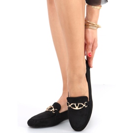 Dámské mokasíny Freda Black černý 1