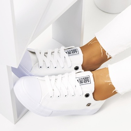 Dámské bílé tenisky Big Star AA274010 bílý 2