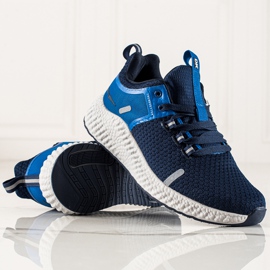 DK Módní sportovní obuv námořnická modrá modrý 2