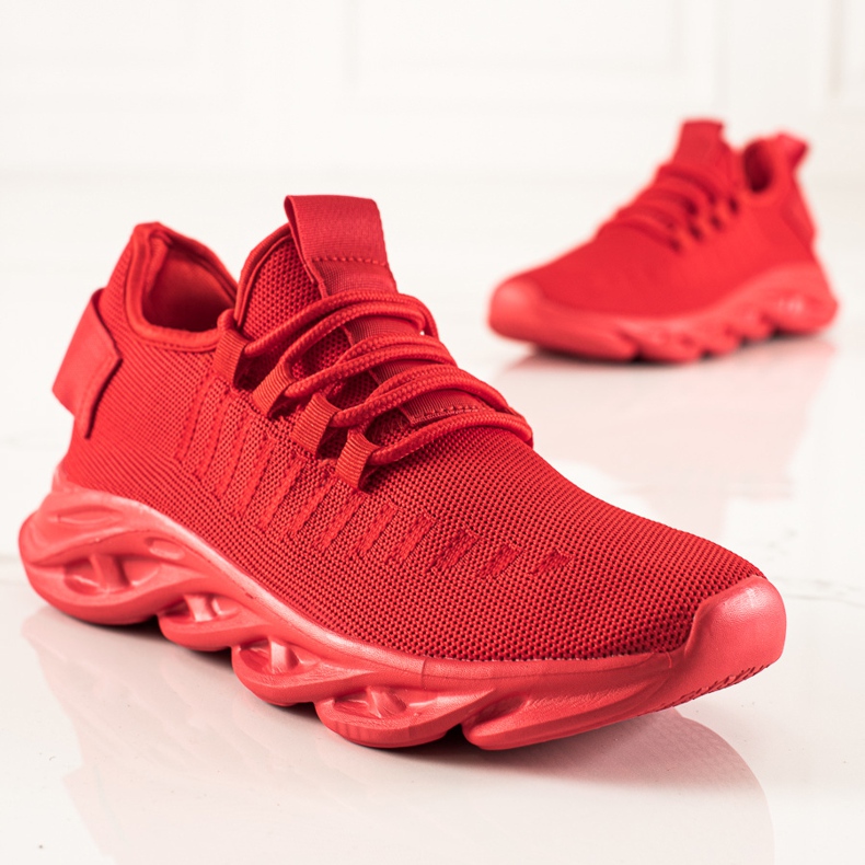 TRENDI Módní pánské sportovní boty červené 1