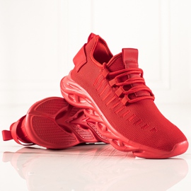 TRENDI Módní pánské sportovní boty červené 2