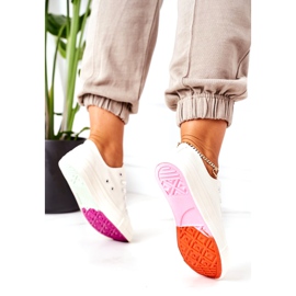 NEWS Dámské klasické tenisky Ecoma měnící barvu bílý vícebarevný 4