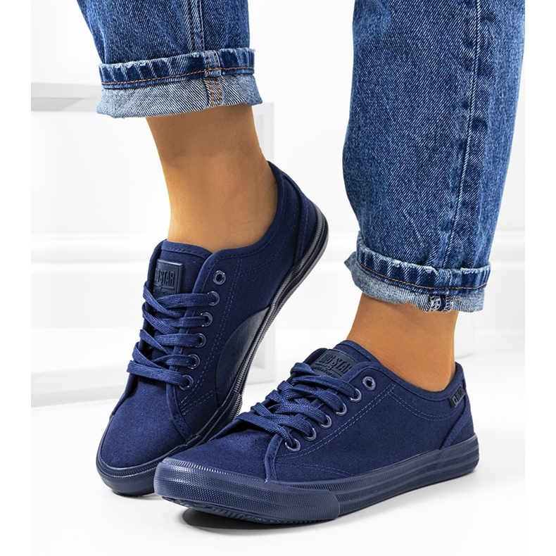 Dámské tenisky Big Star Navy modré JJ274067 modrý 2