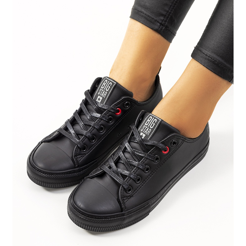 Dámské černé tenisky Big Star JJ274006 černá 1