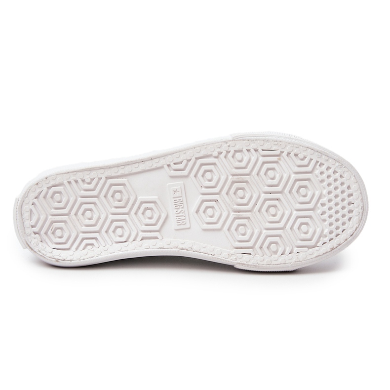 Kožené tenisky Big Star JJ374024 Bílé bílý 2 Kožené tenisky Big Star JJ374024 Bílé bílý 2