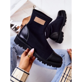 Nazouvací látka Nicole Black 2705 černý 1