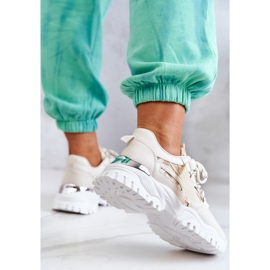 Tenisky Na Masivní Podrážce Béžové Váš Styl béžový 1