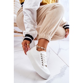 FB2 Nízké Tenisky Na Bílé Mischa Platformě bílý 1