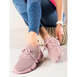 Dámské tenisky Big Star JJ274266 růžový 2