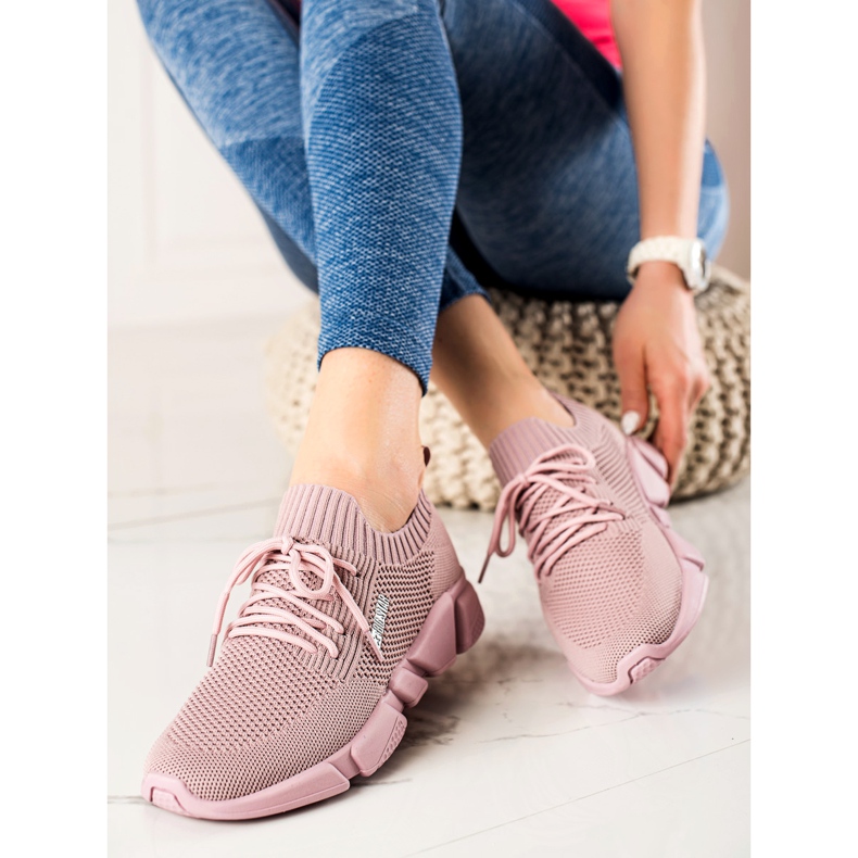 Dámské tenisky Big Star JJ274266 růžový 2