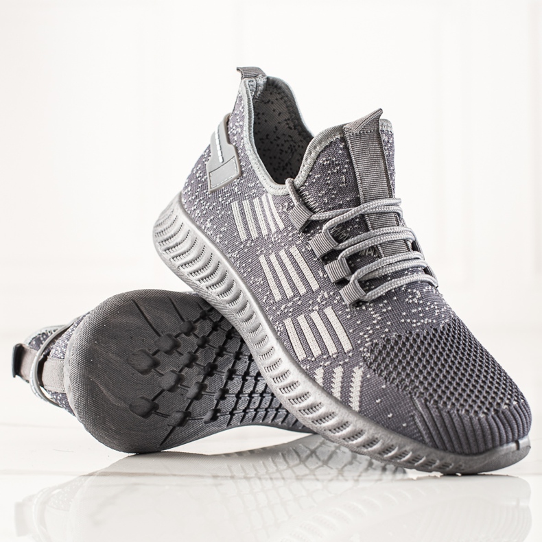 TRENDI Lehká pánská sportovní obuv šedá 1