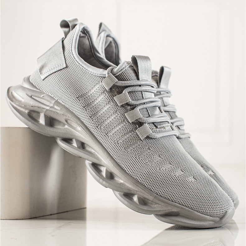 TRENDI Módní pánské sportovní boty šedá 1