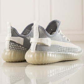 TRENDI Pohodlné pánské tenisky šedá 1