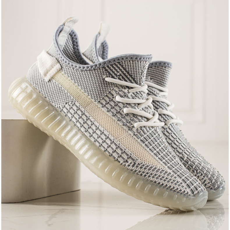 TRENDI Pohodlné pánské tenisky šedá 2