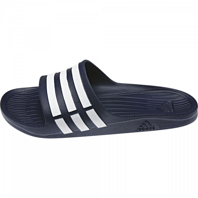 Pantofle Adidas Duramo Slide G15892 bílý námořnická modř 2