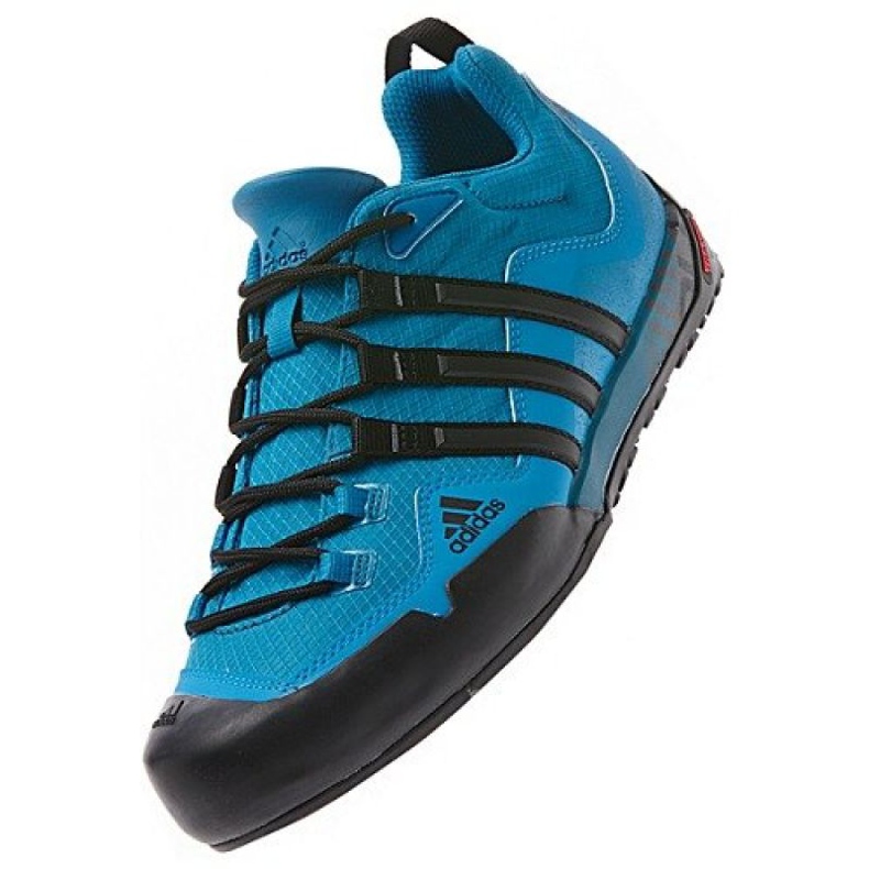 Boty adidas Terrex Swift Solo M D67033 černá modrý 1 Boty adidas Terrex Swift Solo M D67033 černá modrý 1