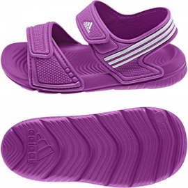 Adidas Akwah 9 Kids B40662 sandály fialová modrý 1