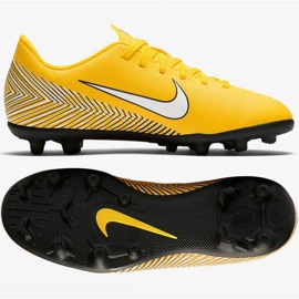 Kopačky Nike Mercurial Vapor 12 Club Neymar Mg Jr AO9472-710 vícebarevný žluté 1 Kopačky Nike Mercurial Vapor 12 Club Neymar Mg Jr AO9472-710 vícebarevný žluté 1