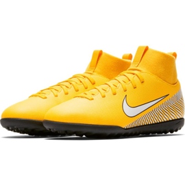 Kopačky Nike Mercurial Superfly 6 Club Neymar Tf Jr AO2894-710 vícebarevný žluté 1