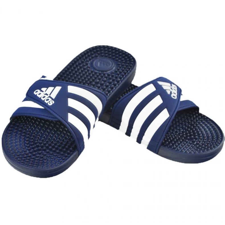 Pantofle Adidas Adissage M F35579 modrý 1