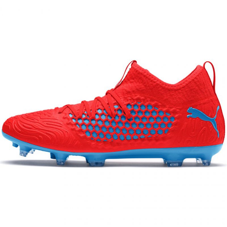 Kopačky Puma Future 19.3 Netfit Fg Ag M 105539 01 červený pomeranče a červené 1