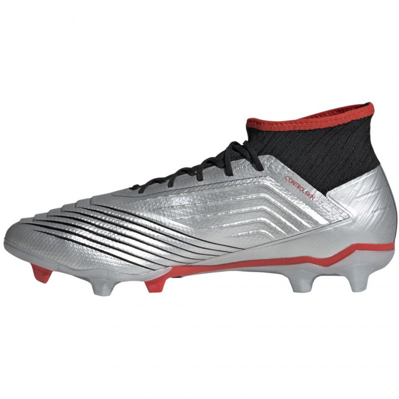 Kopačky Adidas Predator 19.2 Fg M F35601 černá / stříbrná stříbrný 1