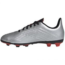 Kopačky Adidas Predator 19.4 FxG Jr G25822 vícebarevný stříbro 1