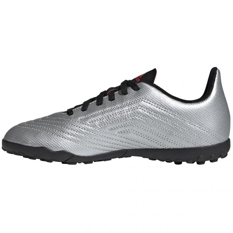 Kopačky Adidas Predator 19.4 Tf Jr G25825 vícebarevný stříbro 1