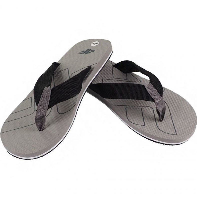 Pantofle 4F M H4L19 KLM003 83S béžové černý hnědý 1