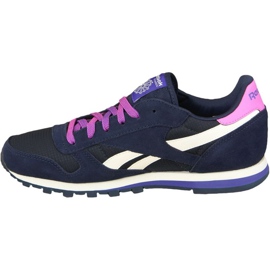 Reebok Classic Leather Jr AR2041 námořnická modrá 1