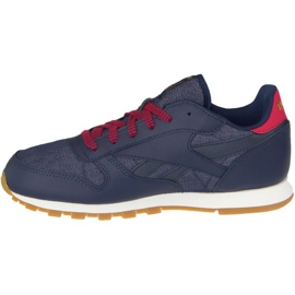 Reebok Classic Leather Dg Jr AR2042 modrý 1 Reebok Classic Leather Dg Jr AR2042 modrý 1