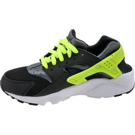 Boty Nike Huarache Run Gs W 654275-017 černá žlutá 1