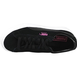 Puma Suede Platform Jr 363663 01 černá 2