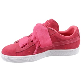Boty Puma Suede Heart Jr 365135-01 červený 1