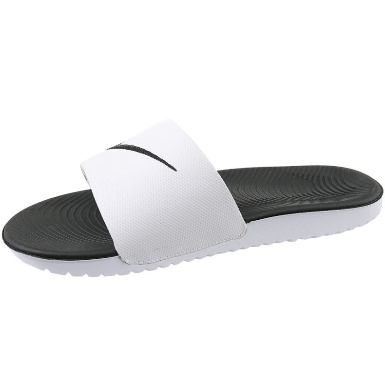 Nike Kawa Slide Gs / Ps 819352-100 bílý 2 Nike Kawa Slide Gs / Ps 819352-100 bílý 2