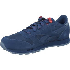 Reebok Classic Leather Jr CN4703 modrý 1