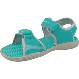 Modré sandály New Balance Jr.K2004GRG zelená 1