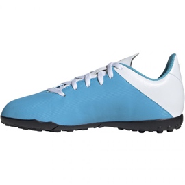 Kopačky Adidas X 19.4 Tf Jr F35347 vícebarevný modrý 1