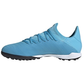 Kopačky Adidas X 19.3 Tf M F35375 modrý modrý 1 Kopačky Adidas X 19.3 Tf M F35375 modrý modrý 1