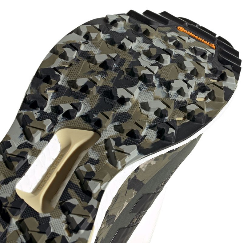 Trekové boty adidas Terrex Free Hiker M EF0774 černý šedá vícebarevný zelený 1