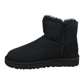 Boty Ugg Mini Bailey Button Ii W 1016422-BLK černý 1
