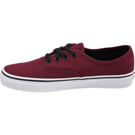 Boty Vans Authentic W VQER5U8 červený 1