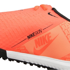 Kopačky Nike Phantom Vnm Academy Tf Jr AO0377-810 pomerančový pomeranče a červené 1