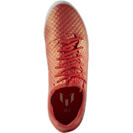 Kopačky Adidas Messi 16.1 Fg Jr BA9142 vícebarevný pomeranče a červené 1