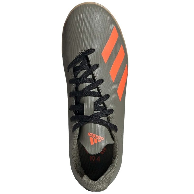 Kopačky Adidas X 19.4 In Jr EF8379 odstíny šedi 1